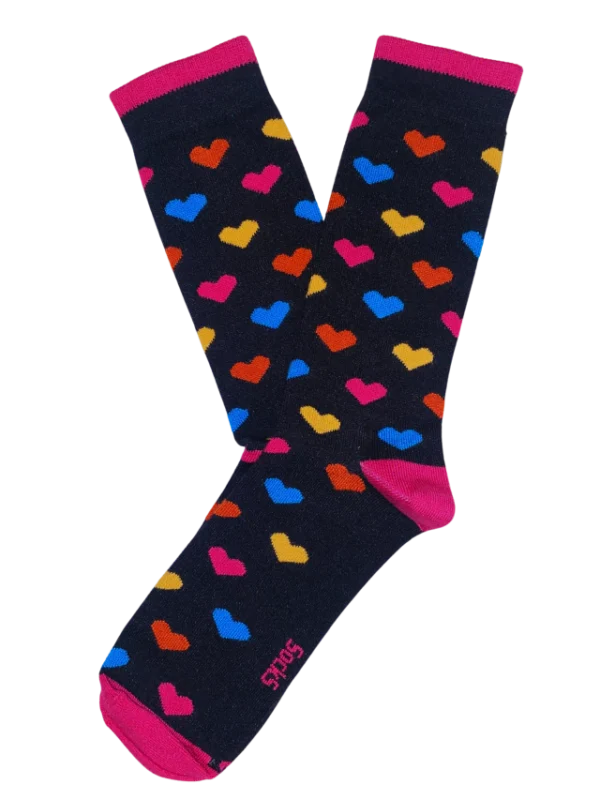 Meia divertida Corações - Mountain Socks