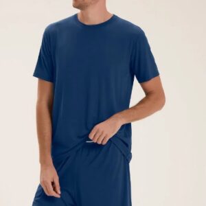 Pijama Masculino Manga Curta Com Bermuda - Cor Com Amor